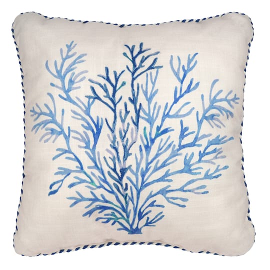 Blue Coral Throw Pillow by Ashland&#xAE;